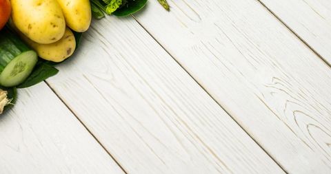 Fresh Raw Vegetables on Light Wooden Table Background - Download Free Stock Images Pikwizard.com
