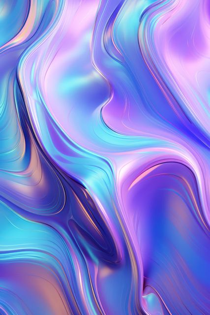 Abstract fluid iridescent holographic background, created using generative ai technology - Download Free Stock Photos Pikwizard.com