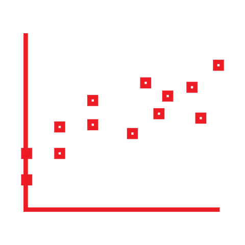 red scatter chart on transparent background for business analysis - Download Free Stock Videos Pikwizard.com