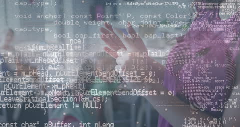 Schoolchildren Interacting with Digital Programming Interface