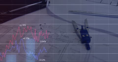 Financial Data Visualization with Engineering Blueprints