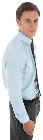 transparent serious businessman portrait standing with confidence - Download Free Stock Videos Pikwizard.com