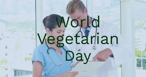 Medical Professionals Analyzing Patient Data in Hospital Setting