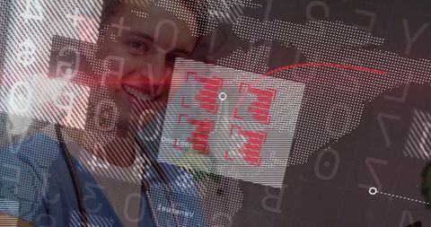 Innovative doctor embracing digital healthcare solutions