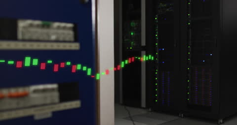 Visualizing Data Processing in a High-Tech Server Room