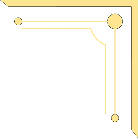 transparent gold ornamental corner position illustration - Download Free Stock Videos Pikwizard.com