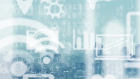 Digital Transformation Over Metropolitan Cityscape