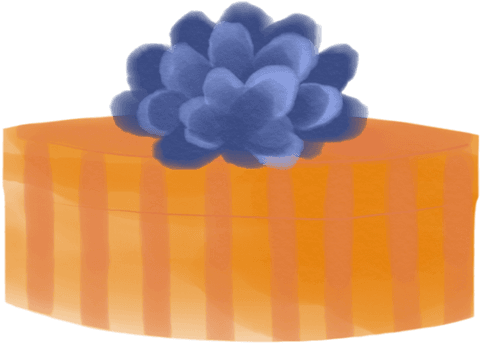 cuboid gift box with dark blue flower cap transparent - Download Free Stock Videos Pikwizard.com