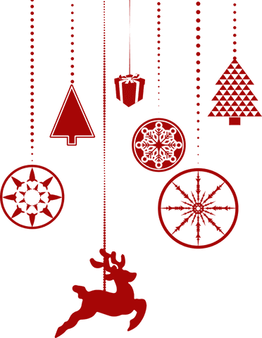 transparent red hanging christmas ornaments - Download Free Stock Videos Pikwizard.com