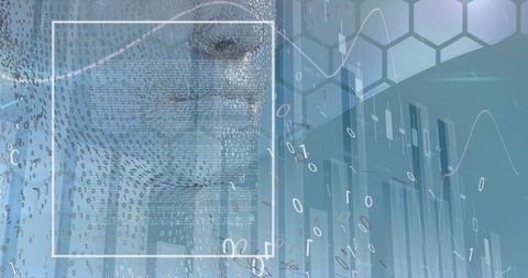 Futuristic Digital Interface with Human and Financial Data Visualization - Download Free Stock Images Pikwizard.com