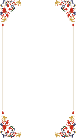 ornate transparent border with gold-red floral scrollwork design - Download Free Stock Videos Pikwizard.com