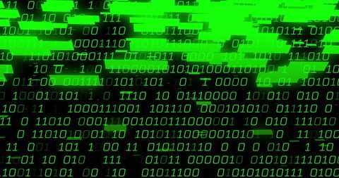 Green Binary Code Digital Data Processing Background - Download Free Stock Images Pikwizard.com