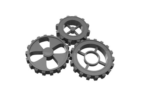 grey cogs on transparent background for engineering concepts - Download Free Stock Videos Pikwizard.com