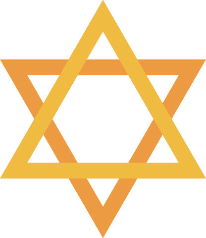 star of david, two overlapping triangles on transparent background - Download Free Stock Videos Pikwizard.com