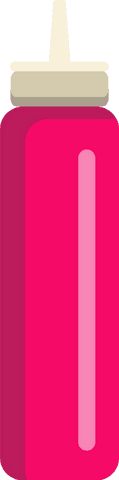 pink squeeze bottle on transparent background with minimalistic design - Download Free Stock Videos Pikwizard.com