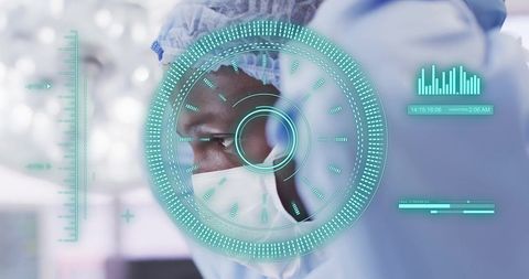 Futuristic Surgical Technology Augmented by Digital Interface - Download Free Stock Images Pikwizard.com