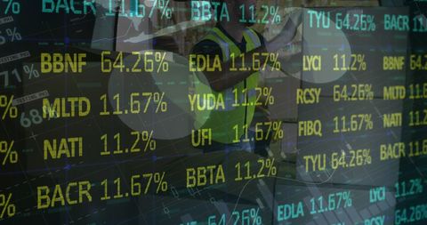 Digital financial data interface on delivery and transport