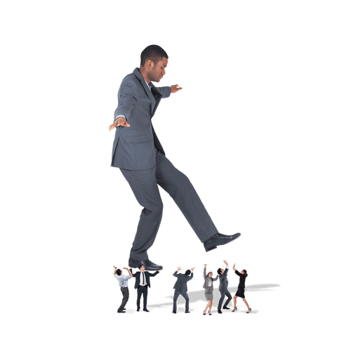 transparent business leader walking over team - Download Free Stock Videos Pikwizard.com