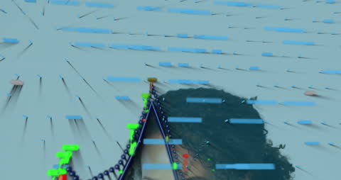 Digital Interface Animation Overwoman for Global Medicine