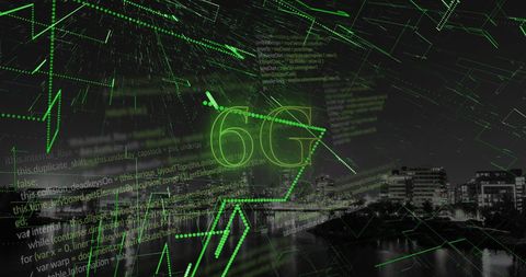 6G Technology in Urban Data Integration Concept - Download Free Stock Images Pikwizard.com