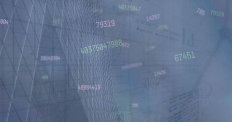 digital world overlay with financial data and urban structures - Download Free Stock Images Pikwizard.com