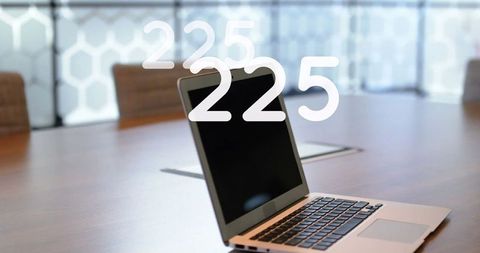 Digital Connectivity and Growth Concept with Laptop