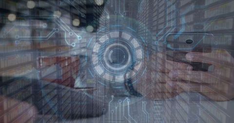 Digital network and data security with smartphone usage