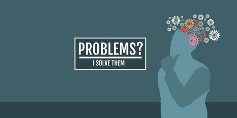 Innovative Problem-Solving Concept Featuring Thoughtful Person - Download Free Stock Templates Pikwizard.com