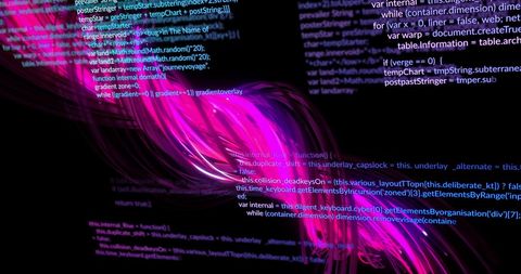 Digital Data Processing with Vibrant Fiber Optic Strands - Download Free Stock Images Pikwizard.com