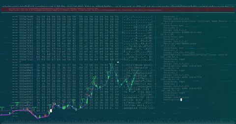 Data Processing Diagram on Digital Interface Background - Download Free Stock Images Pikwizard.com