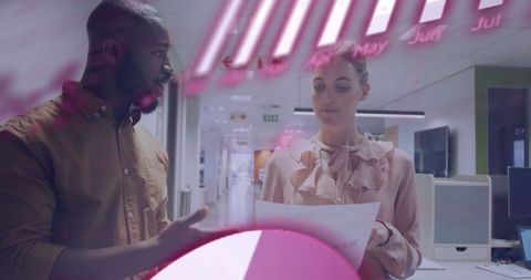 Financial Data Analysis Over Pair of Diverse Business Professionals