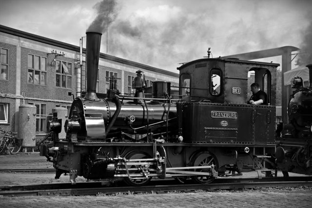 Train on Railroad Track - Download Free Stock Photos Pikwizard.com