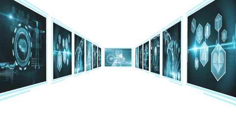 Futuristic Digital Display Network on Transparent Background - Download Free Stock Videos Pikwizard.com