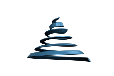 digital spiraling christmas tree on transparent background - Download Free Stock Videos Pikwizard.com