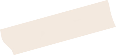 Transparent beige adhesive strip illustration