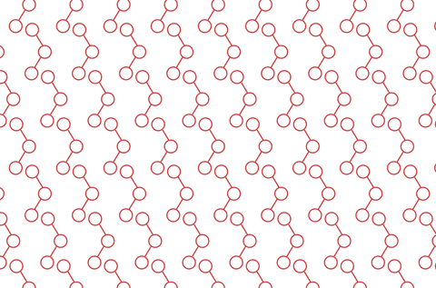 red interlocking circle pattern on transparent background - Download Free Stock Videos Pikwizard.com