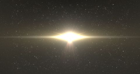 Glowing White Starburst with Hypnotic Motion in Night Sky - Download Free Stock Images Pikwizard.com