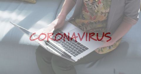 Disinfecting Laptop Remotely with Coronavirus Alert Overlay