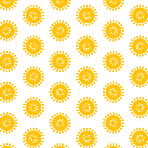 Yellow Pattern with Circular Floral Shapes on Transparent Background - Download Free Stock Videos Pikwizard.com