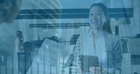 Digital Transformations Enhancing Business in Modern City Office