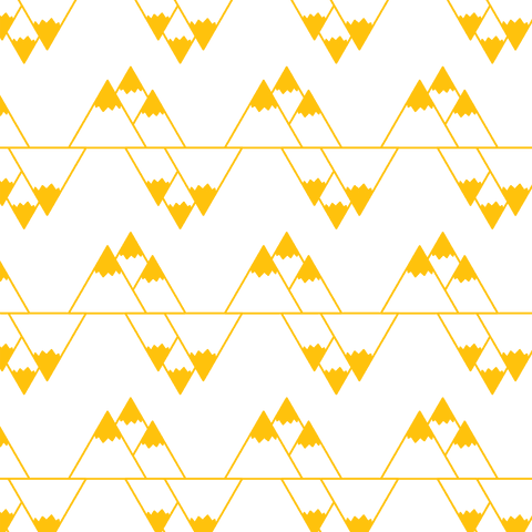 stylized yellow mountain pattern on transparent background for design use - Download Free Stock Videos Pikwizard.com