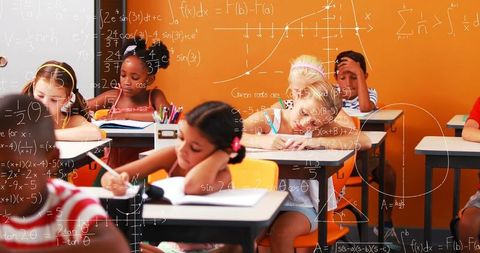 Children Immersed in Mathematical Learning in Classroom
