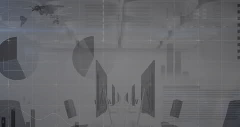 Futuristic Financial Data Technology Background