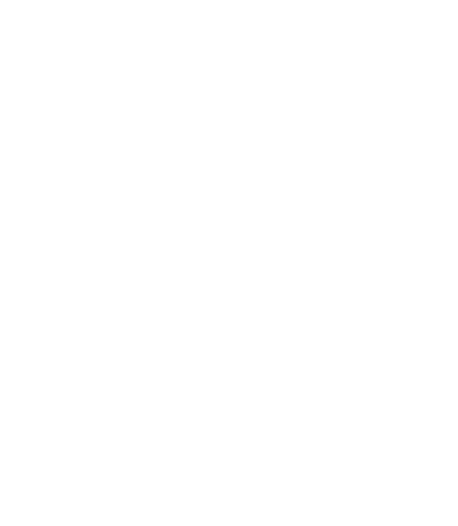 Minimalistic white abstract shape on transparent background