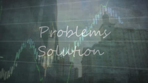 Financial Solutions in Urban Setting Digital Display