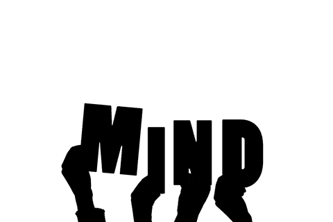transparent png of brain hands with mind text - Download Free Stock Videos Pikwizard.com