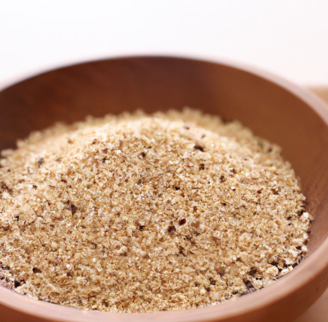 Close up of bowl of multiple grains of rice quinoa on white background. Nature, plant and food concept.