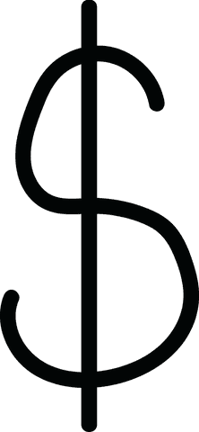 transparent dollar sign illustration on white background - Download Free Stock Videos Pikwizard.com
