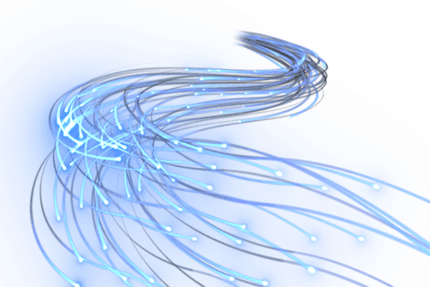 Glowing Abstract Fiber Optic Streams on Transparent Background - Download Free Stock Videos Pikwizard.com