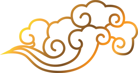 Golden Cloud Design on Transparent Background - Download Free Stock Videos Pikwizard.com
